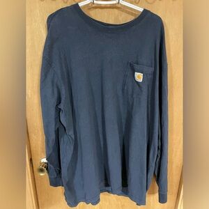 #41- CARHARTT- 3xl navy original fit long sleeve